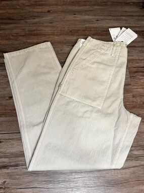 Nike Life Men's Light Beige Herringbone Pants Sz 30x30